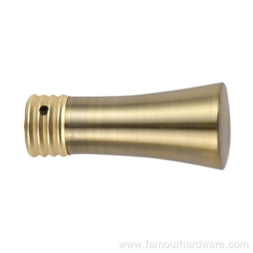 Small Trumpet Shape Aluminum Alloy Curtain Rod